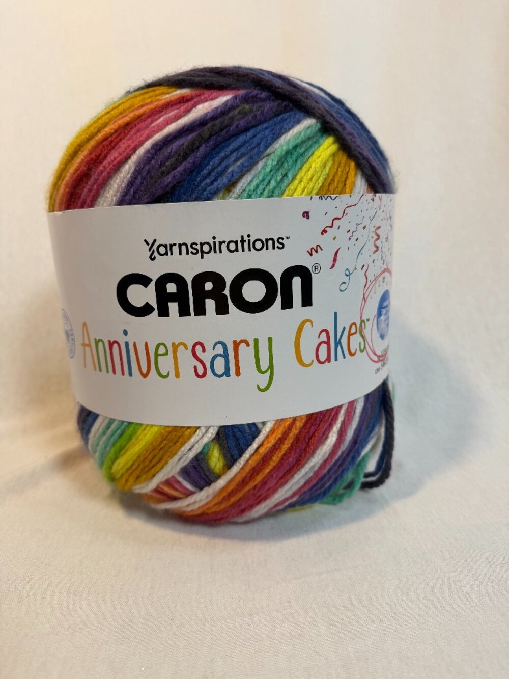 Caron Anniversary Jumbo Cakes Yarn Prismatic NWT 1061 Yds Super Bulky Limited Ed